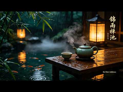 【錦雨禪池】空靈治癒・靜心安神｜超好聽中國古風純音樂 古箏、琵琶、竹笛、二胡｜深度放鬆・冥想・助眠 | Chinese Zen Music