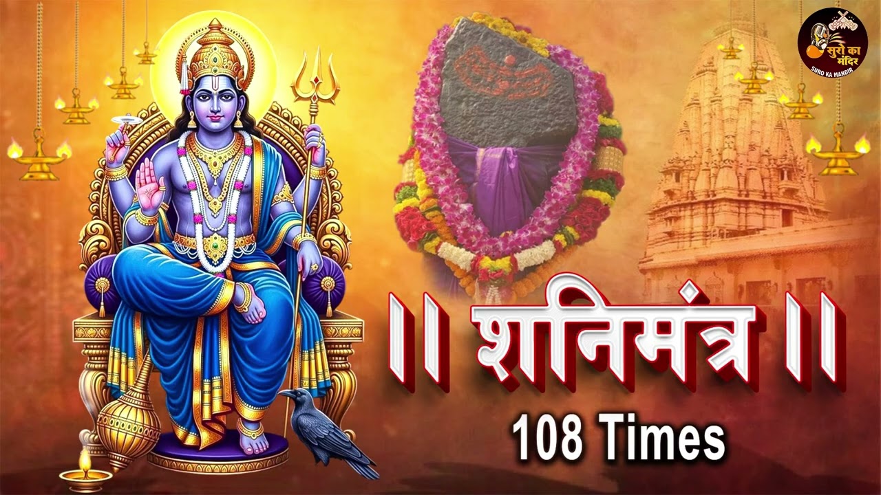 शनिवार विशेष | शनिदेव मंत्र जाप | ॐ प्रां प्रीं प्रौं सः शनैश्चराय नमः | 108 Times | Shanidev Mantra