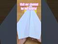 Instructions  how to make paper airplane launcher