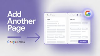 How to Add Another Page in Google Forms!