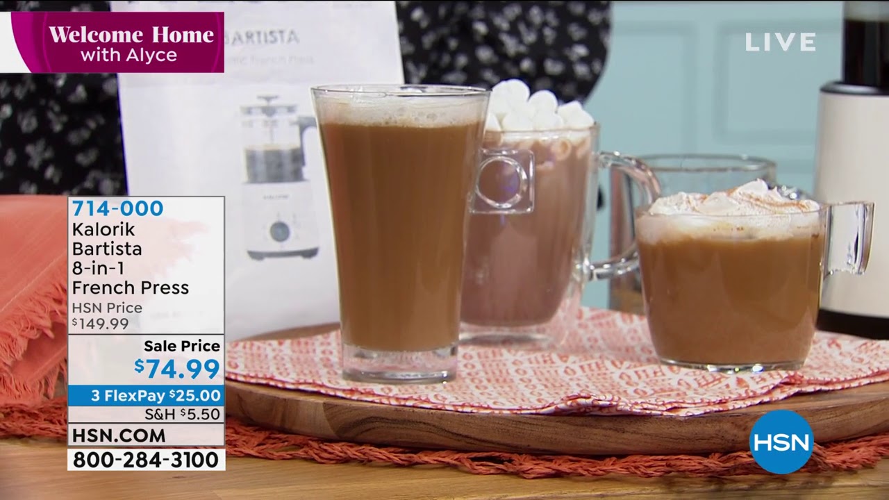 Kalorik Bartista 8in1 French Press YouTube