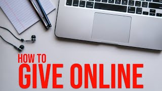 How to Give Online