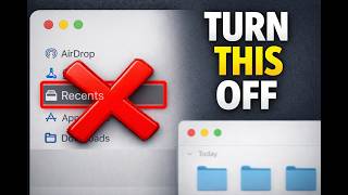 Stop macOS Finder from Exposing Your Recent Files