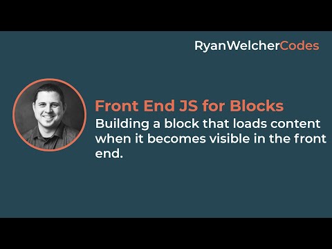 Front End JS for Blocks | WordPress Tutorial | Custom Block Development