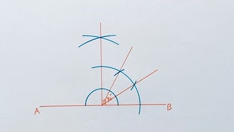 How To Divide a 90 Degree angle into 3 Equal Parts 