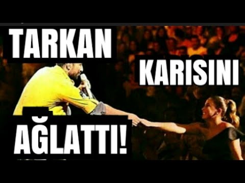 TARKAN Diz Çöktü ve Harbiye Konserinde Eşi Pınarı Ağlattı