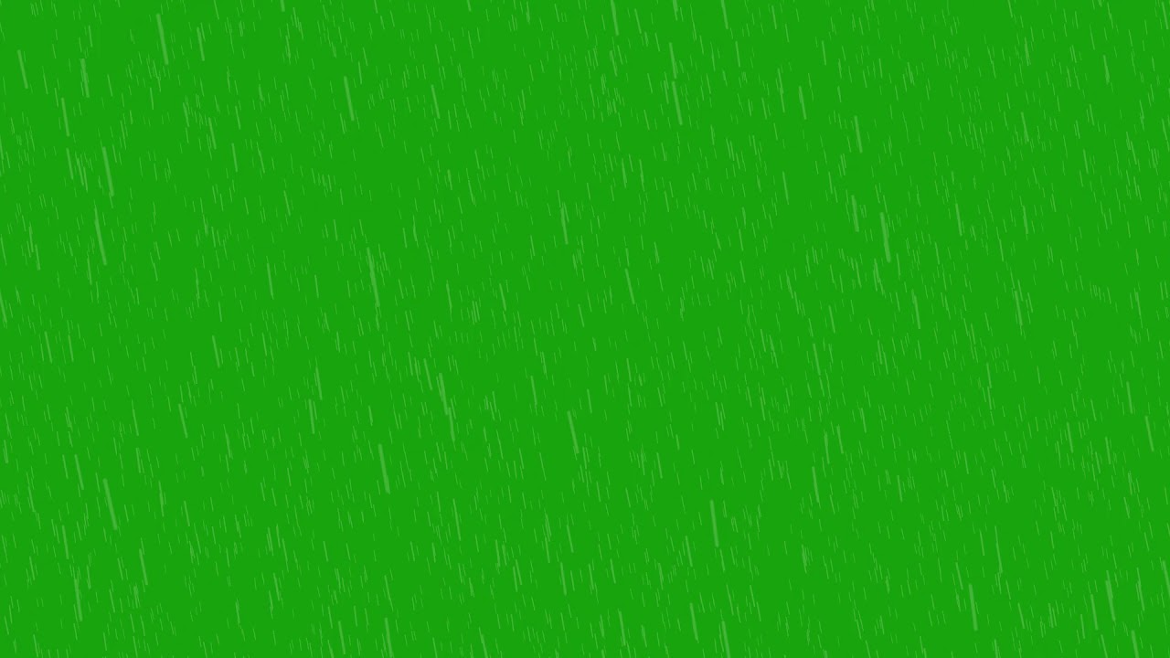 Rain effect green screen - YouTube