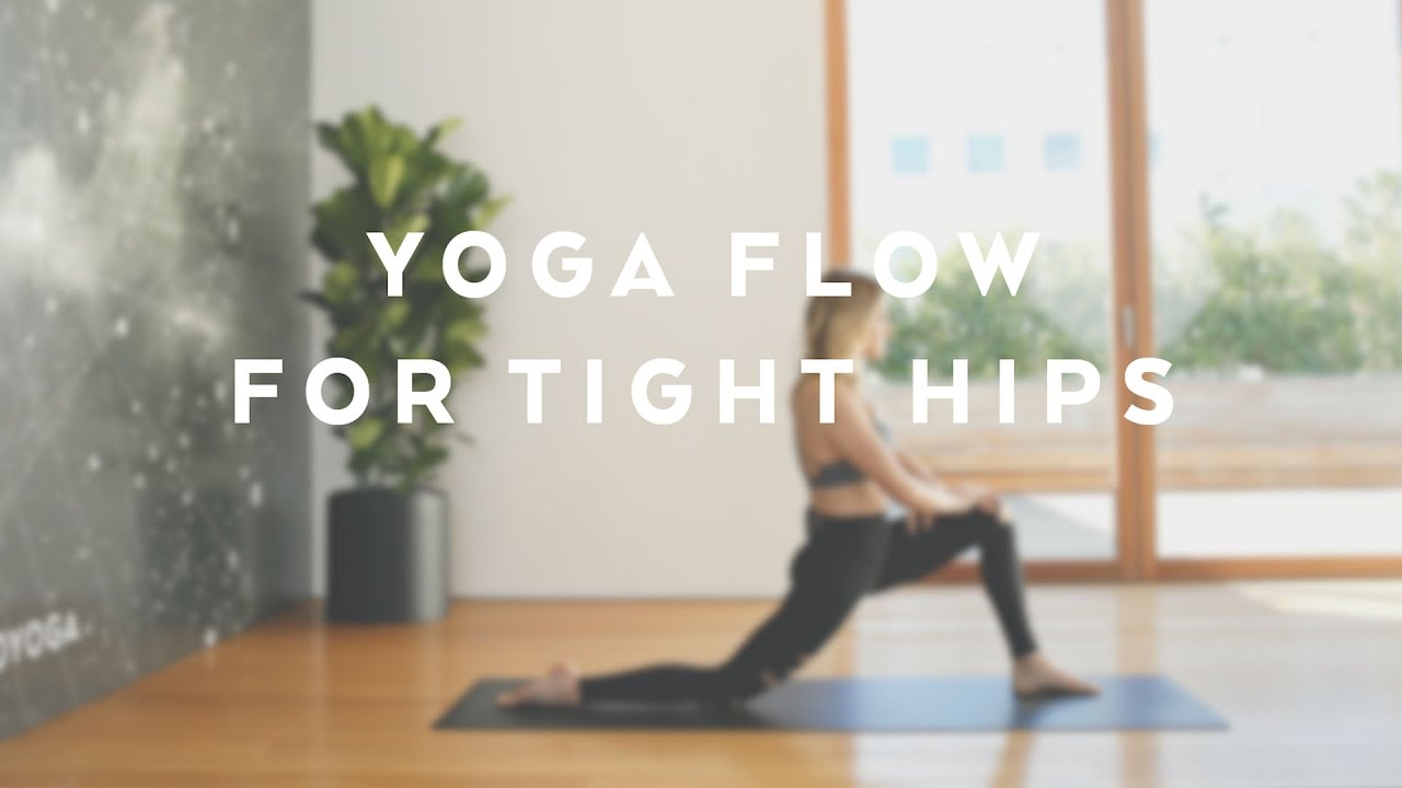 Yoga Flow For Tight Hips with Caley Alyssa - YouTube