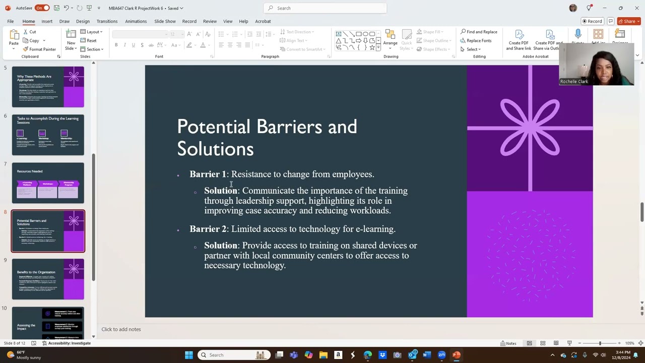 MBA647 Clark R ProjectWork6 video2332131182