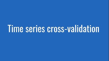 3.14: Time series cross-validation