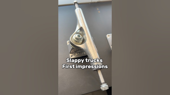 Slappy trucks first impressions #sk8 #skateboarding #skateboard #skate #slappy