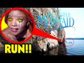 if you see THE LITTLE MERMAID AT THE HAUNTED BEACH, RUN! | I FOUND THE LITTLE MERMAID IN REAL LIFE