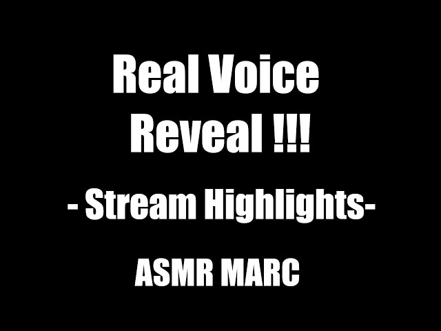 Real Voice Reveal !!! [Stream Highlights]