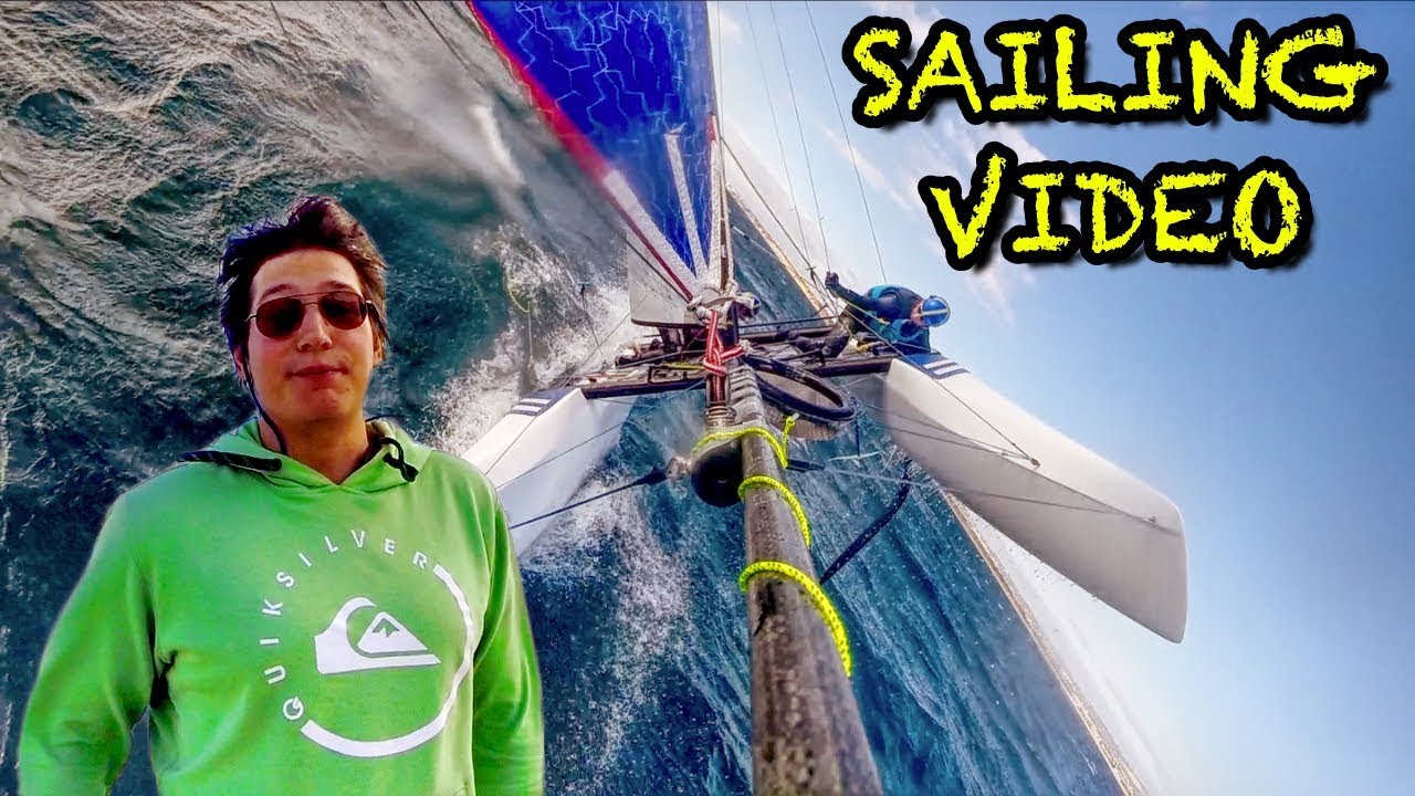 The Breeze Is On | NACRA 17 Capsize | Sailing in 20 Knots