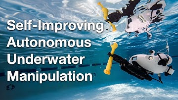 Self-Improving Autonomous Underwater Manipulation