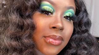 AQUA GREEN 💚💙 MAKEUP TUTORIAL