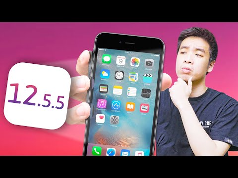 iOS 12.5.5 MỚI NHẤT cho các máy KHÔNG LÊN ĐƯỢC iOS 15: 8 năm rồi vẫn cập nhật iOS mới, ẢO THẬT ĐẤY!