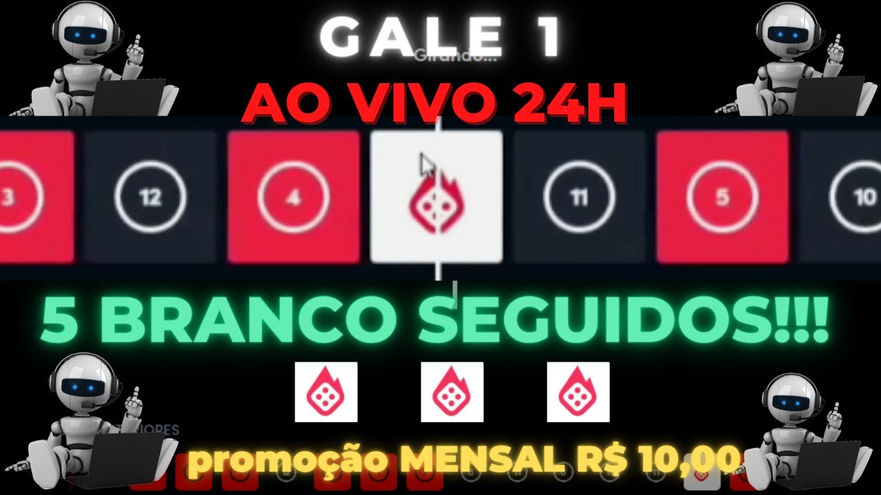 🔥 BLAZE AO VIVO – SINAIS VIP PARA DOUBLE AO VIVO  – GALE 1 – 24 HORAS 🔥