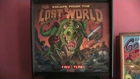 Escape from the Lost World (playfield tour) 1988 Pinball Machine