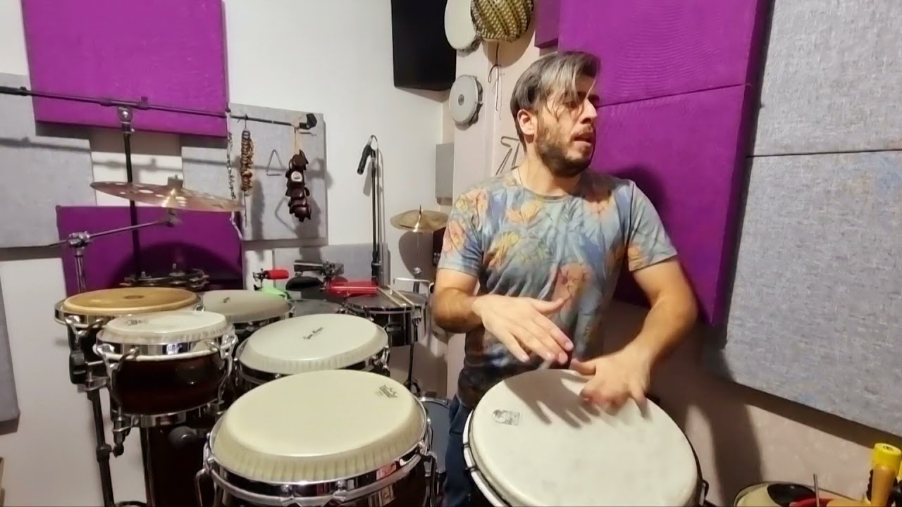 house music + percussion 