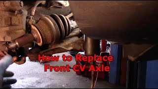 How To Replace An Axle 2001-2006 Hyundai Elantra