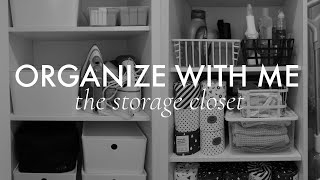 Organize with Me: Hallway Closet | Haley Estrada