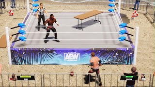 AEW: Fight Forever  swerve strickland vs  christian cage