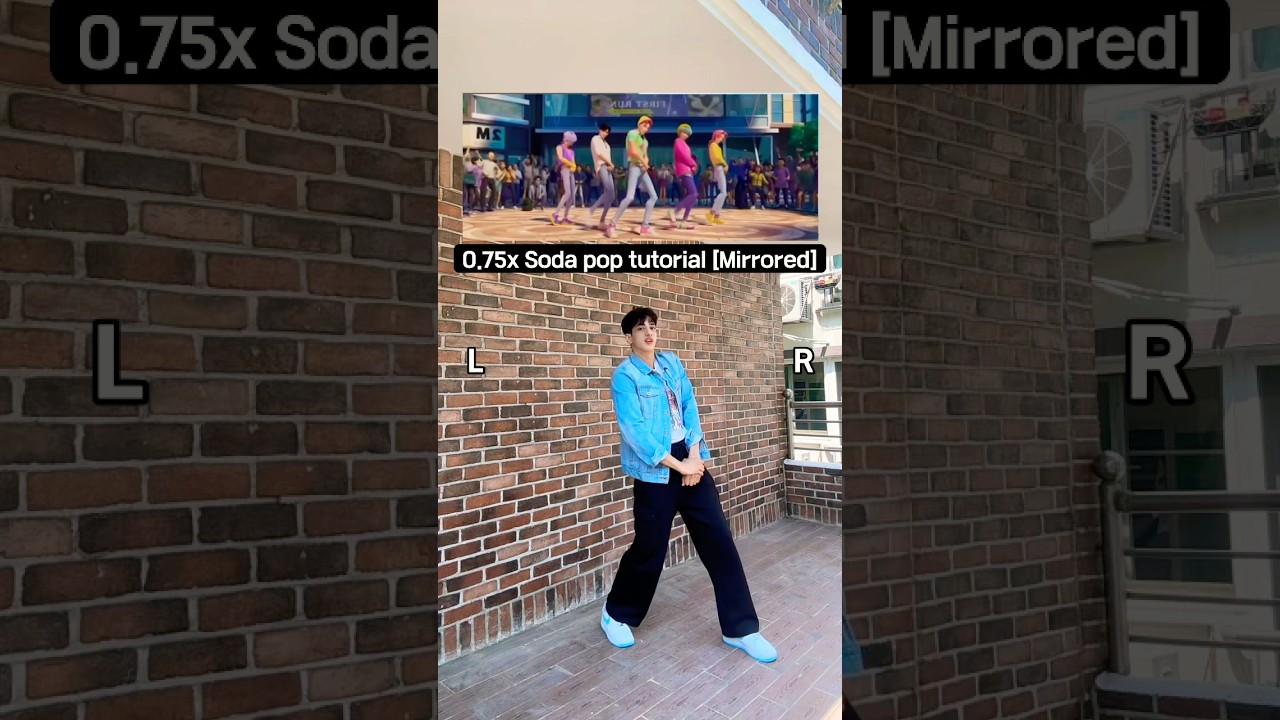 [Mirrored] 0.75x Soda pop dance tutorial 