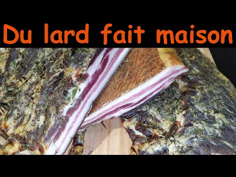 Vidéo: Lard Salé Maison