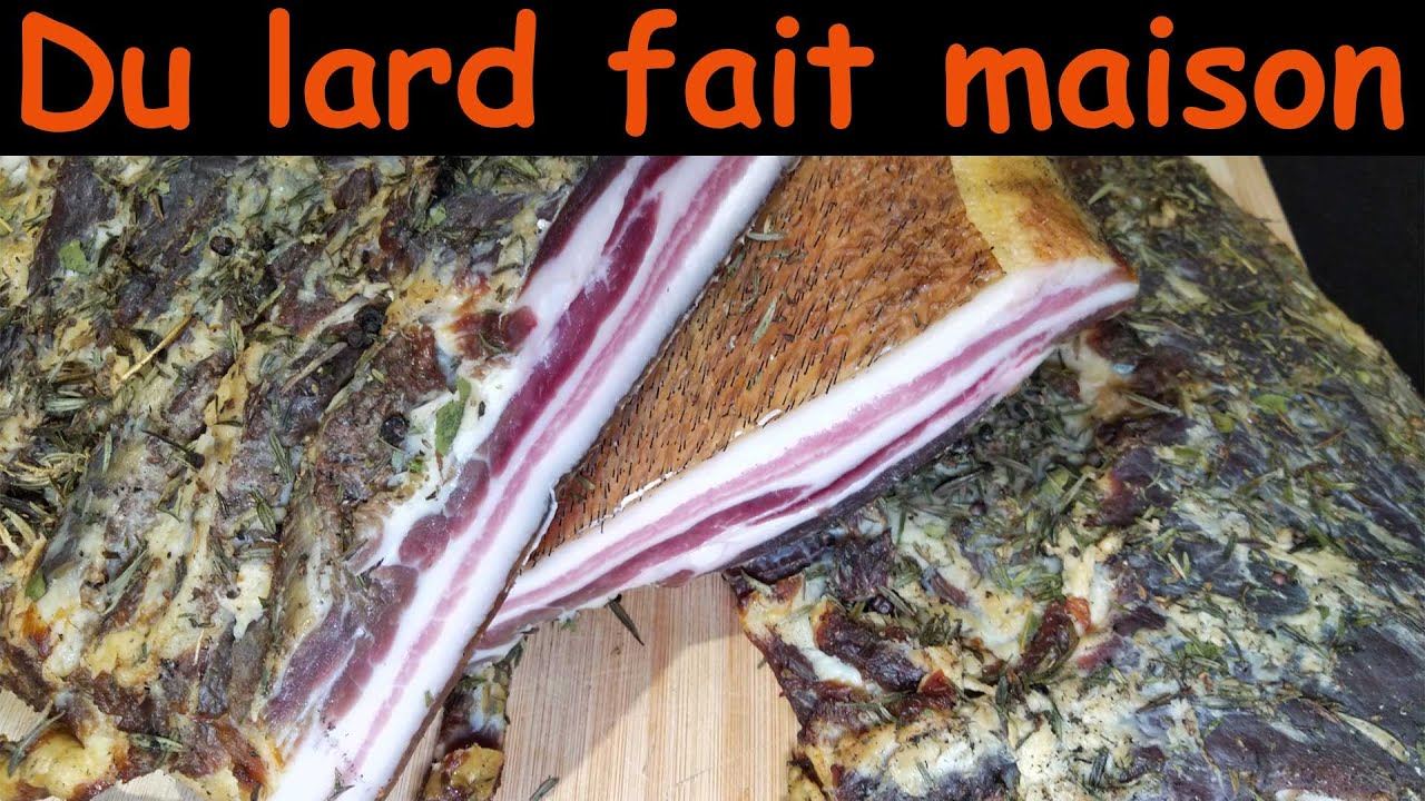 Comment faire du lard bio sans additifs, à l'ancienne!