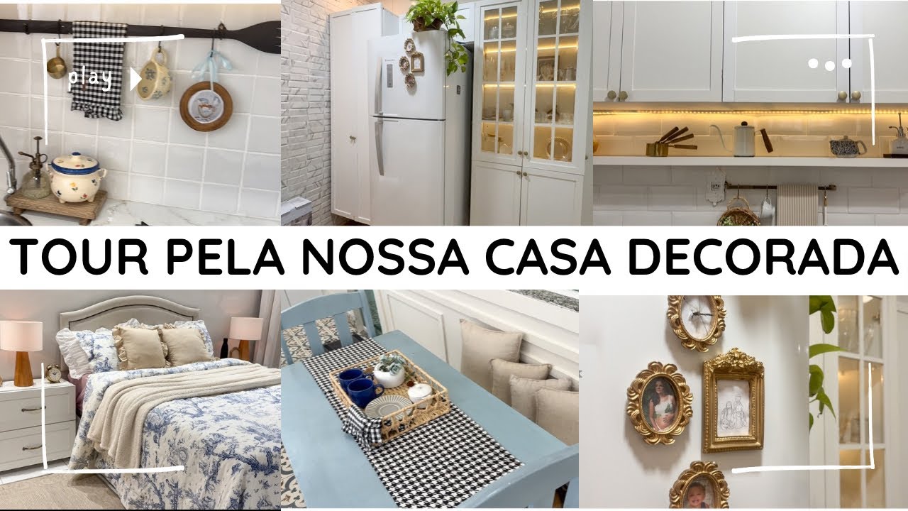 TOUR COMPLETO DA CASA TODA DECORADA | CASA NEOCLÁSSICA | DECORAÇÃO ROMÂNTICA 
