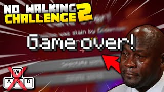 I Couldn’t Beat HARDCORE MINECRAFT Without Walking (Part 2)
