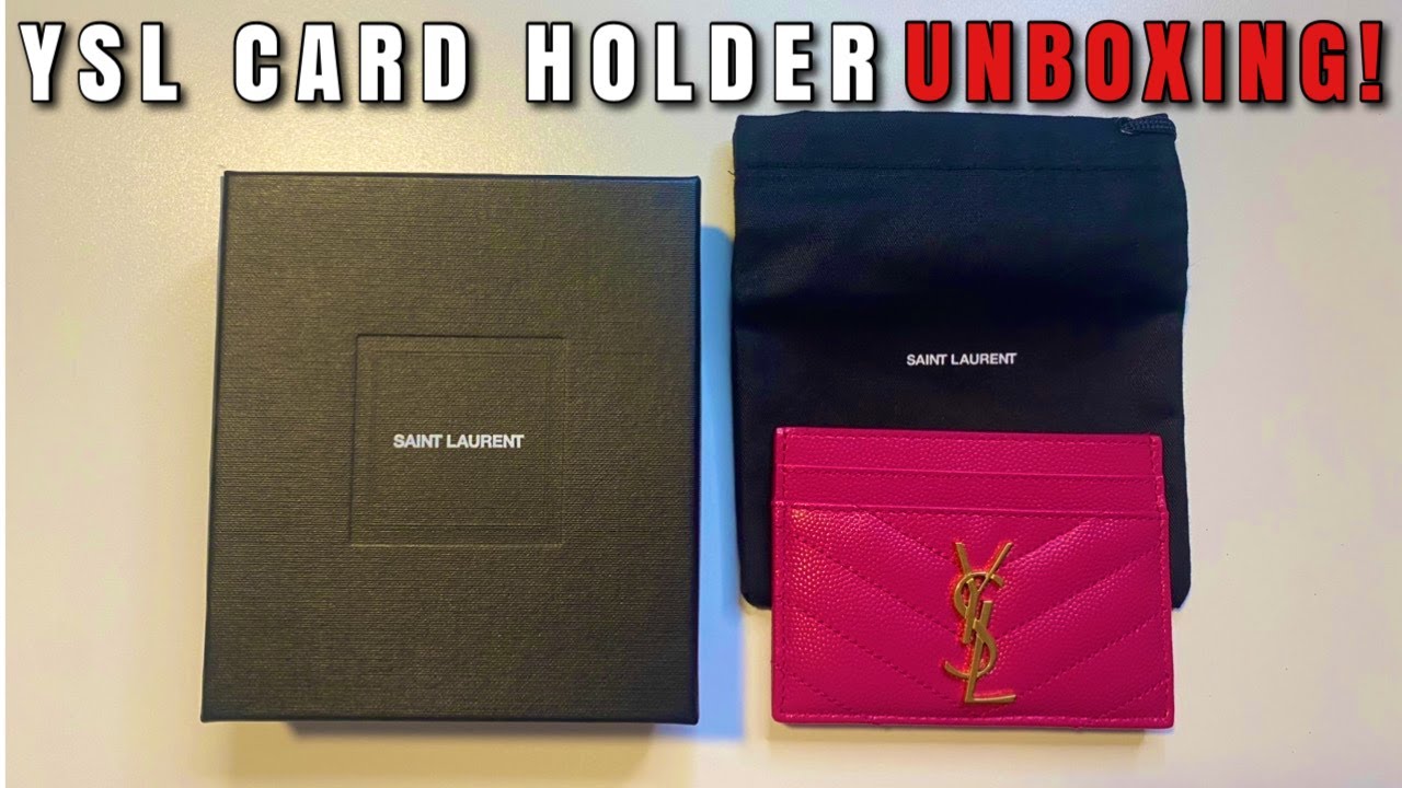 UNBOXING: YSL PASSPORT HOLDER 