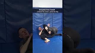 BJJ Omoplata from Guard — Kimura Grip Setup | Grappling Dummy