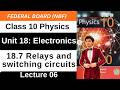 Chapter 9 Electronics | Relays &amp; Switching Circuits | Class 10 Physics Federal Board New Book 2026