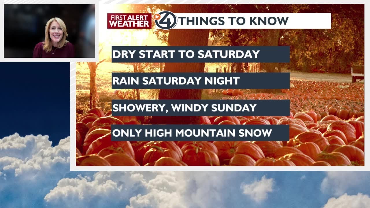 🍂Enjoy a dry START to the weekend, but rainy, windy conditions are on ...