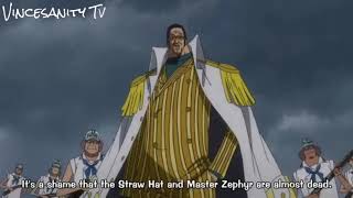 Master Zephyr's Death Vs Marines (One Piece Film Z)
