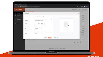Declaree - Adding receipt (Web)
