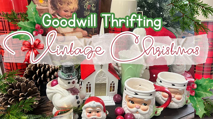 2025 Goodwill 🎅🏼 Vintage Christmas 🎄Thrift Haul | Santa Mugs and More!!!