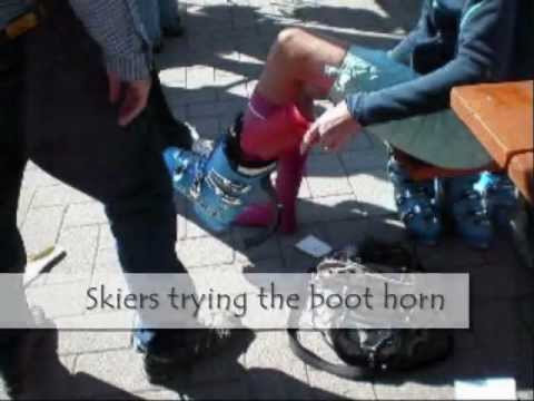 ski boot horn
