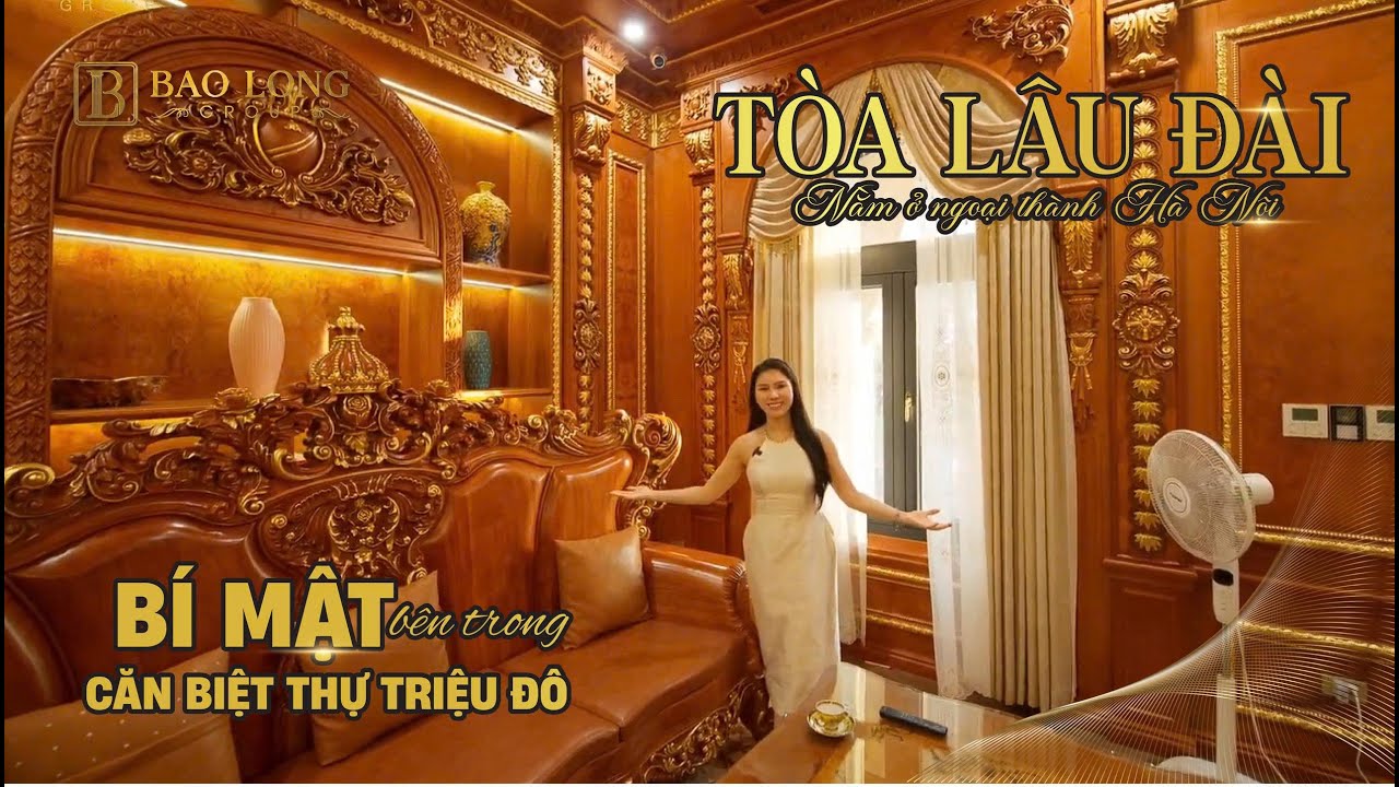 khám phá lâu đài siêu vip tại Hà Nội