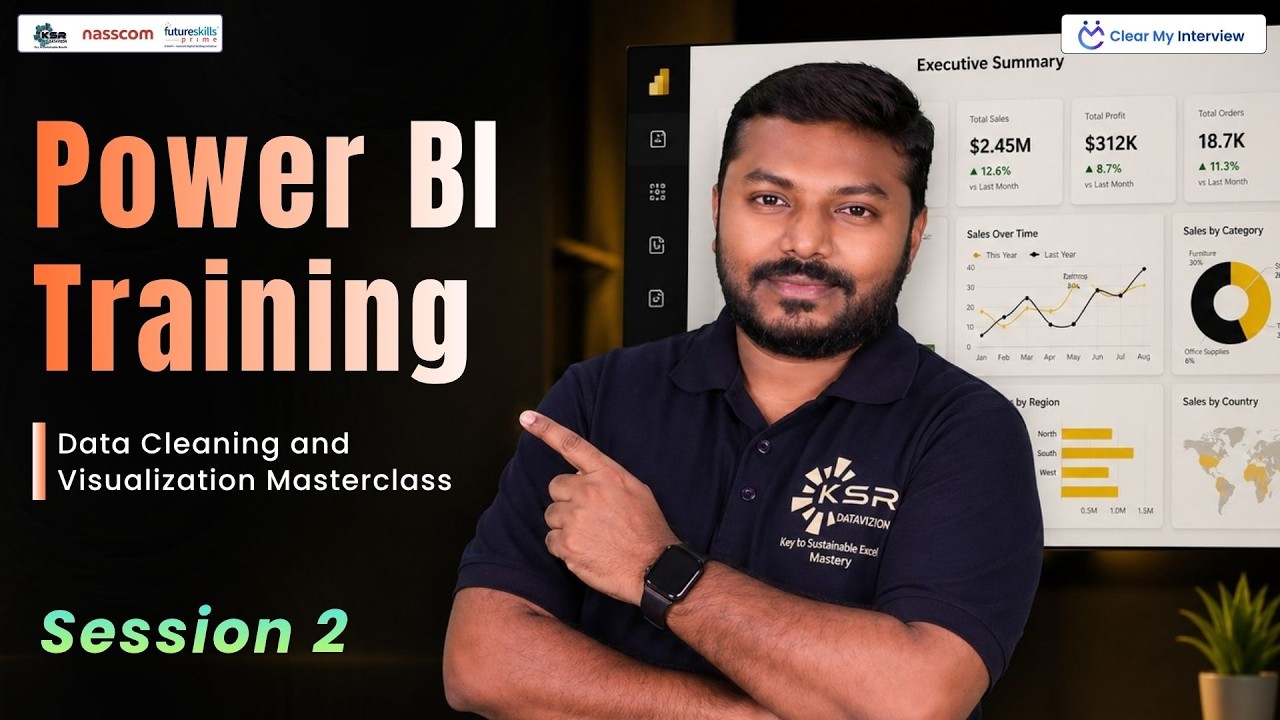 Power BI Training: Data Cleaning and Visualization Masterclass - YouTube