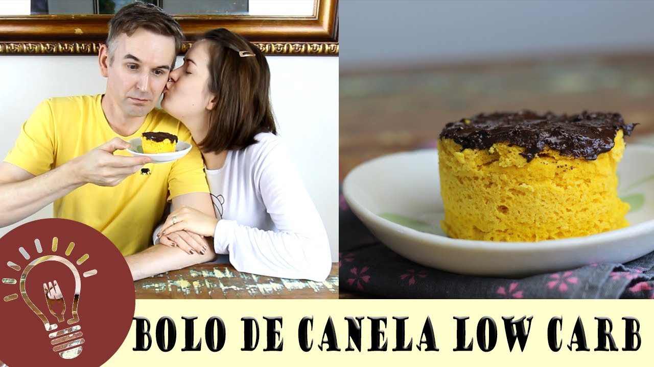 BOLO DE CENOURA LOW CARB DE CANECA | Marido na Cozinha
