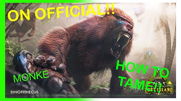 How To Tame a Dinopithecus! | Lost Island DLC | Ark Survival Evolved