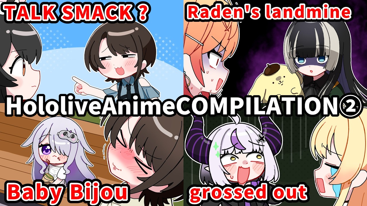Hololive AnimationClip Compilation②【ENG sub|Uminyan】