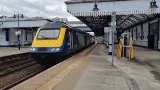 Scotrail Inter7City HST 43176 & 43168 (with HA06) depart Stirling - 28th August 2024