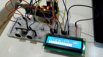 Medidor de altura con Ultrasónico y pantalla LCD |BioSquad|