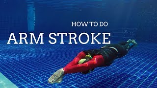 Learn The Perfect Arm Stroke For Beginner Freedivers Freediving Pool Training