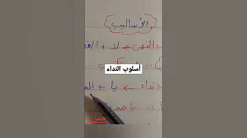 اسلوب النداء ميس مروه عبد الرحمن 