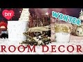 3 DIY. How to make a candle holder. Easy Winter room decor.